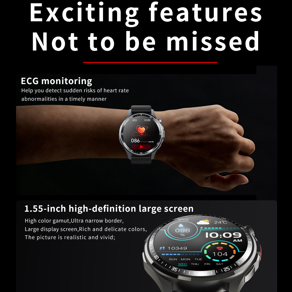 Smartwatch dla mężczyzn i kobi – Fall Detection Watch recenzja i cena